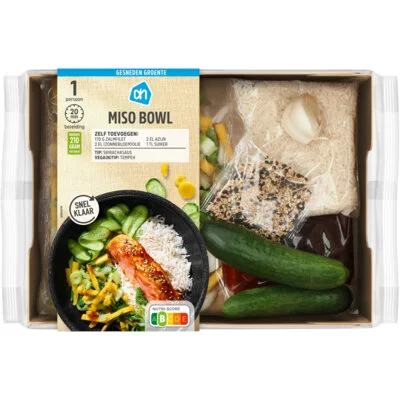 AH Gesneden verspakket miso bowl