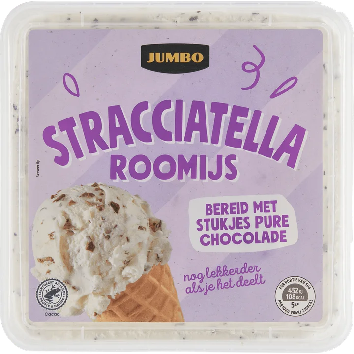 Jumbo Stracciatella Roomijs 1000 ml