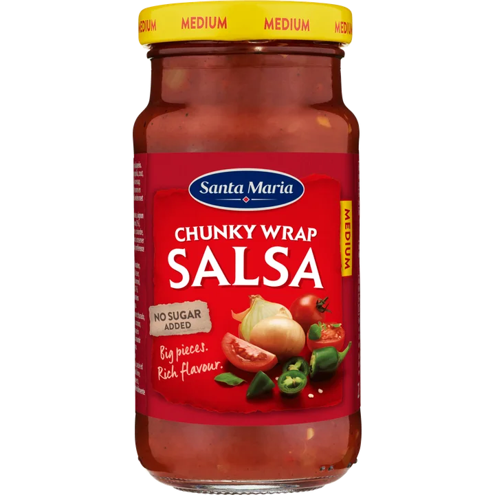 Santa Maria Chunky Wrap Salsa Medium 230 g