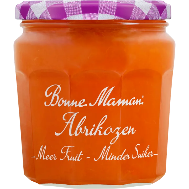 Bonne Maman Abrikozen Meer Fruit Minder Suiker 335g