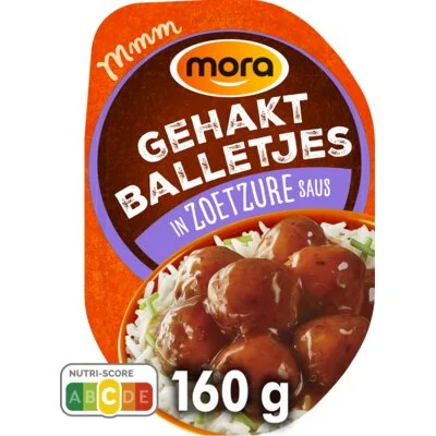 Mora Gehaktballetjes in Zoetzure Saus 160 g