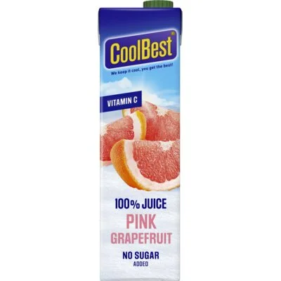 CoolBest 100% juice Pink Grapefruit 1 L