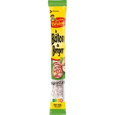 Justin Bridou Baton de berger hazelnoten bel