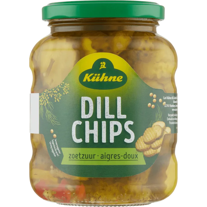 Kühne Dill Chips Zoetzuur 330 g