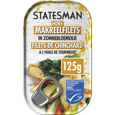 Statesman Horsmakreel zonnebloemolie