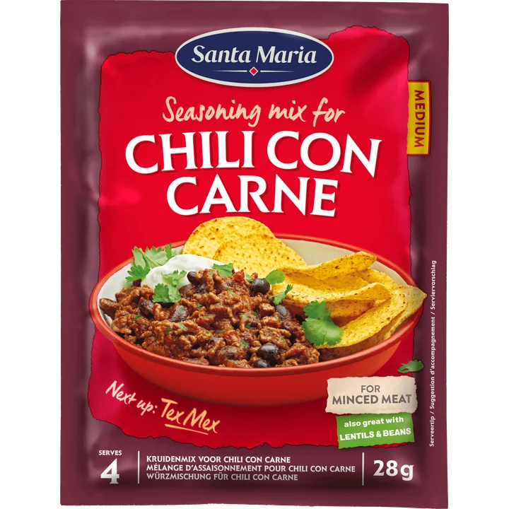 Santa Maria Chili Con Carne Kruidenmix Medium 28 g