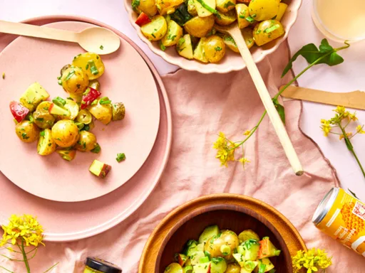 Aardappelsalade met appel