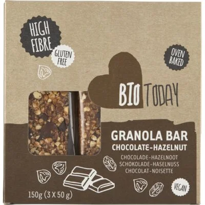 BioToday Granola bar chocolate-hazelnut
