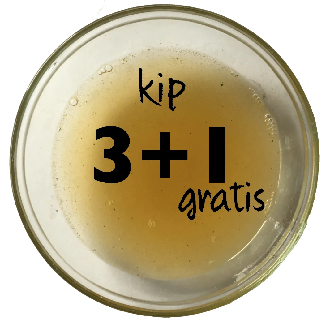 Biologische bottenbouillon kip 3+1 gratis