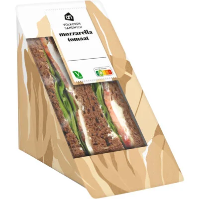 AH Volkoren sandwich mozarella tomaat