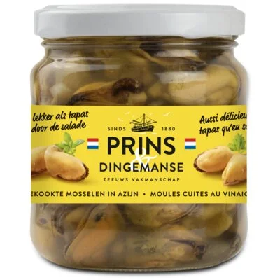 Prins & Dingemanse Gekookte mosselen in azijn