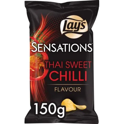 Lay's Sensations Thai Sweet Chilli Chips 150 gr