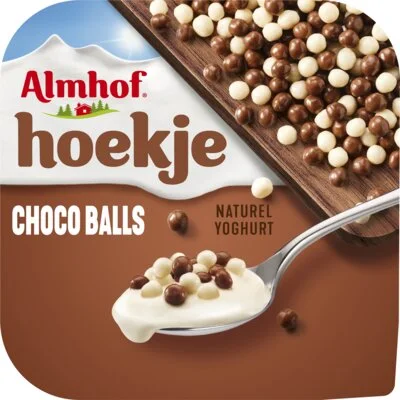 Almhof Hoekje choco balls naturel yoghurt