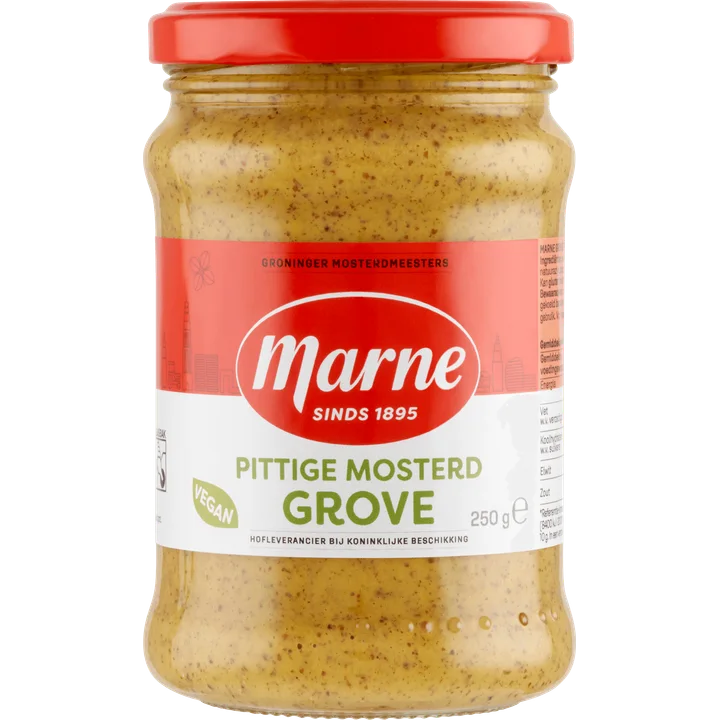 Marne Pittige Mosterd Grove 250 g