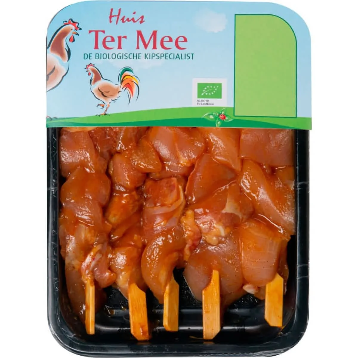 Kip dij-spiesjes sate