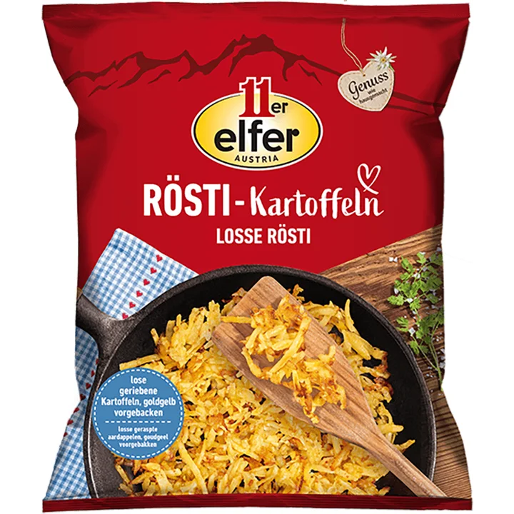 11er Elfer Rösti - Aardappelen Fijn Gesneden 450 g