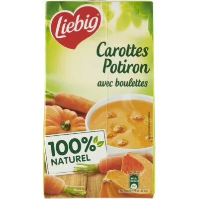 Liebig Wortel pompoensoep bel