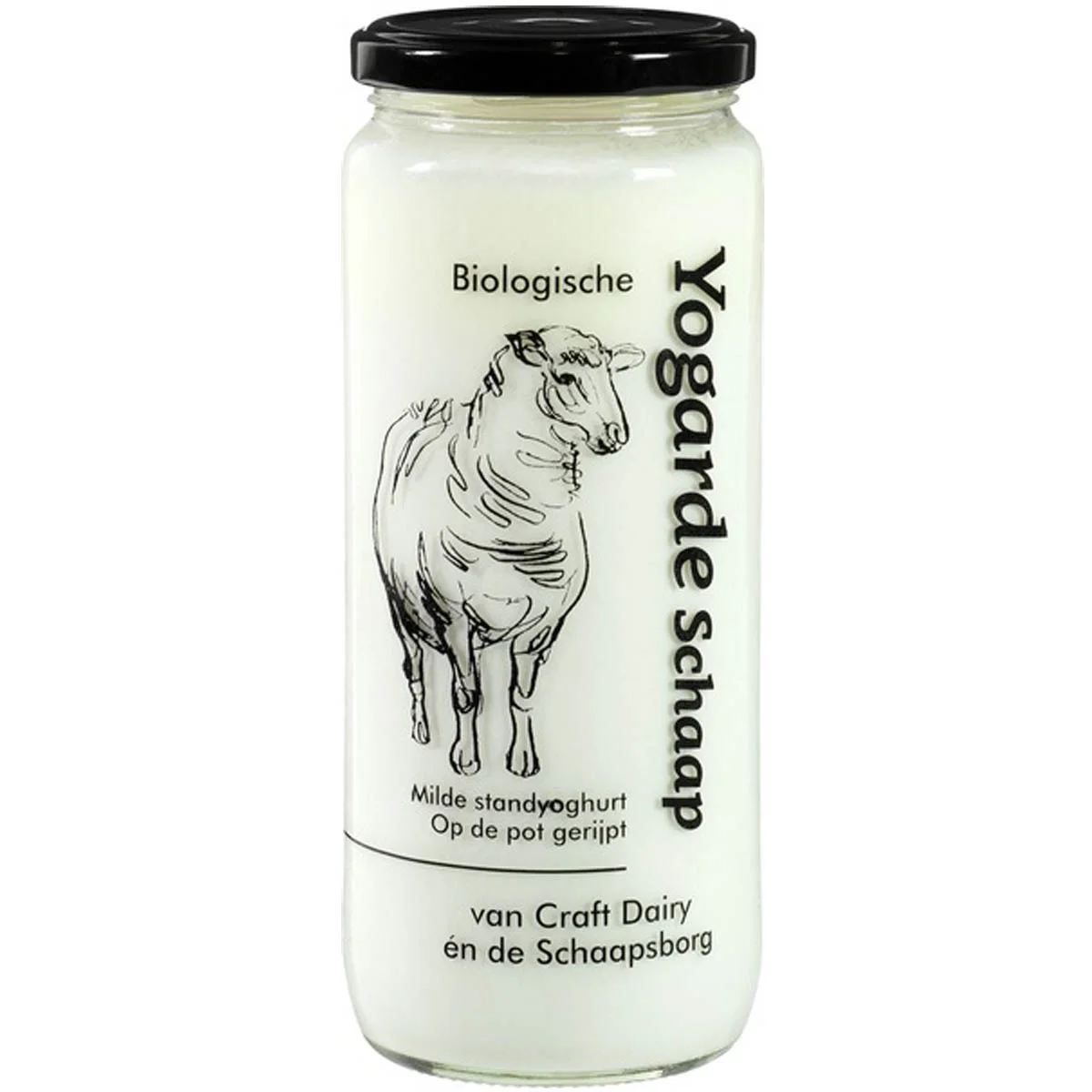 Yogarde schaap glas