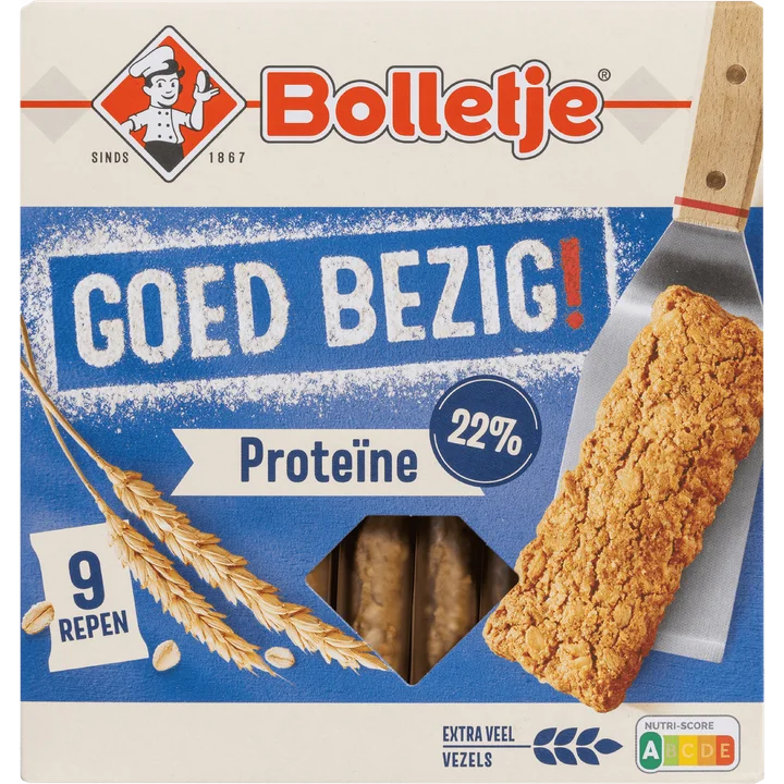 Bolletje Goed Bezig! 22% Proteïne 9 Stuks 200 g
