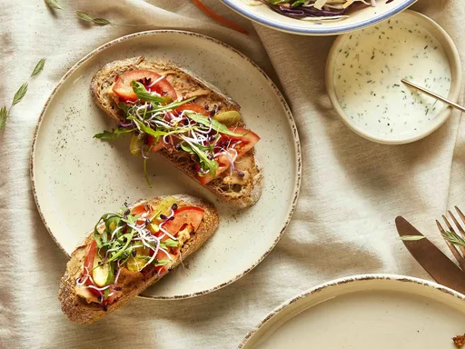 Boterham vegan paté garni