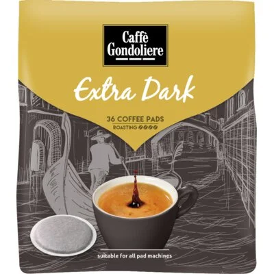 Caffè Gondoliere Extra dark coffee pads
