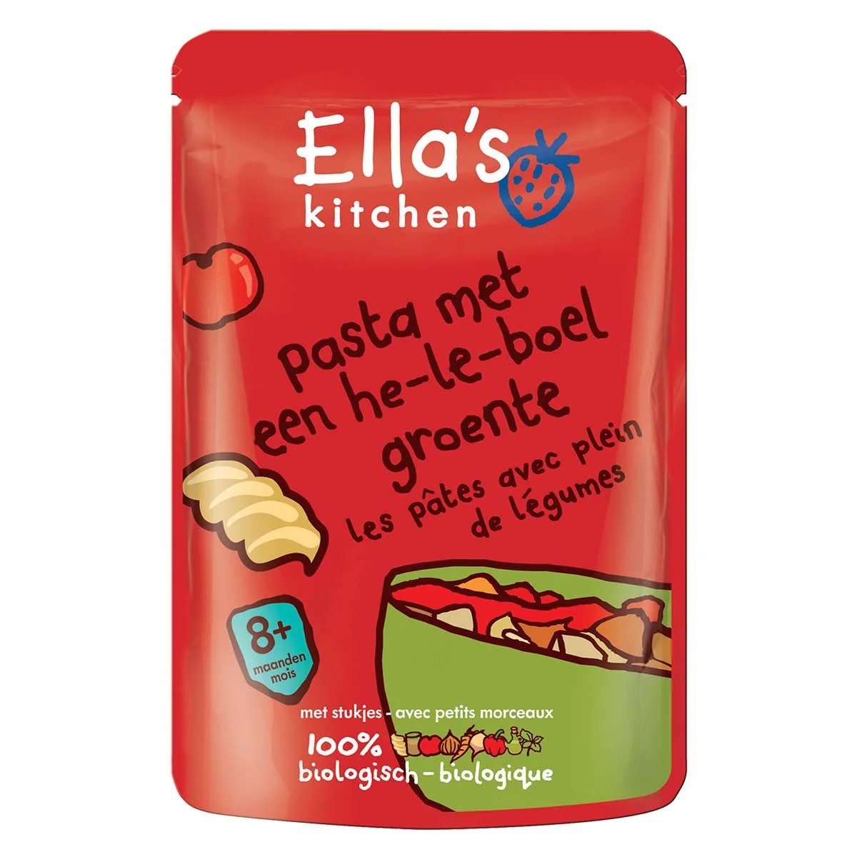 Pasta met groenten 8mndn
