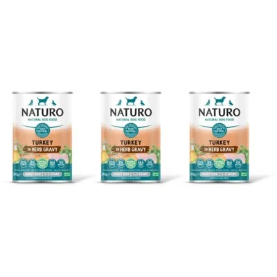 Naturo Turkey with fruit and vegetables 3-pack