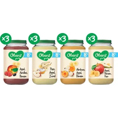 Olvarit Variatiemenu fruit 8m+