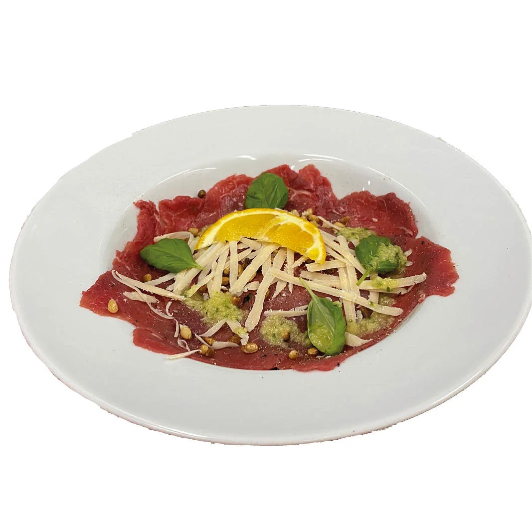 Grasgevoerde rundercarpaccio