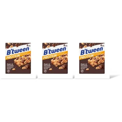 Hero B'tween protein pinda's & chocolade 3-pk