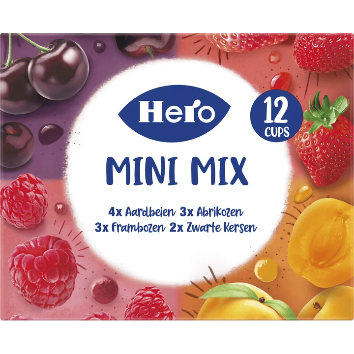 Hero Fruitspread Mini Mix 12 x 20g