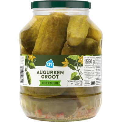 AH Augurken groot zoetzuur