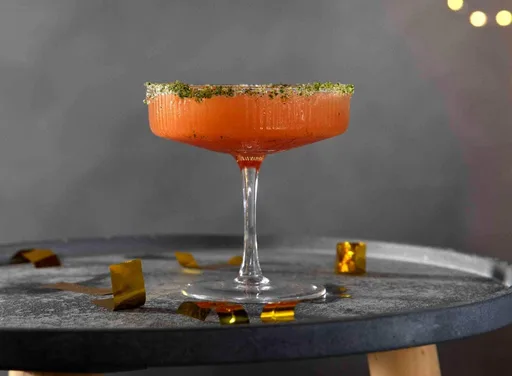 Bloedsinaasappelmocktail met munt