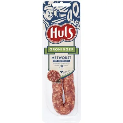 Huls Groninger Metworst met Kruidnagel 110 g