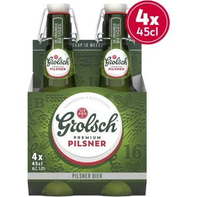 Grolsch premium beugel uit4pk fl
