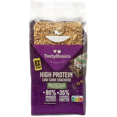 TastyBasics Low Carb - High Protein Cracker Maanzaad