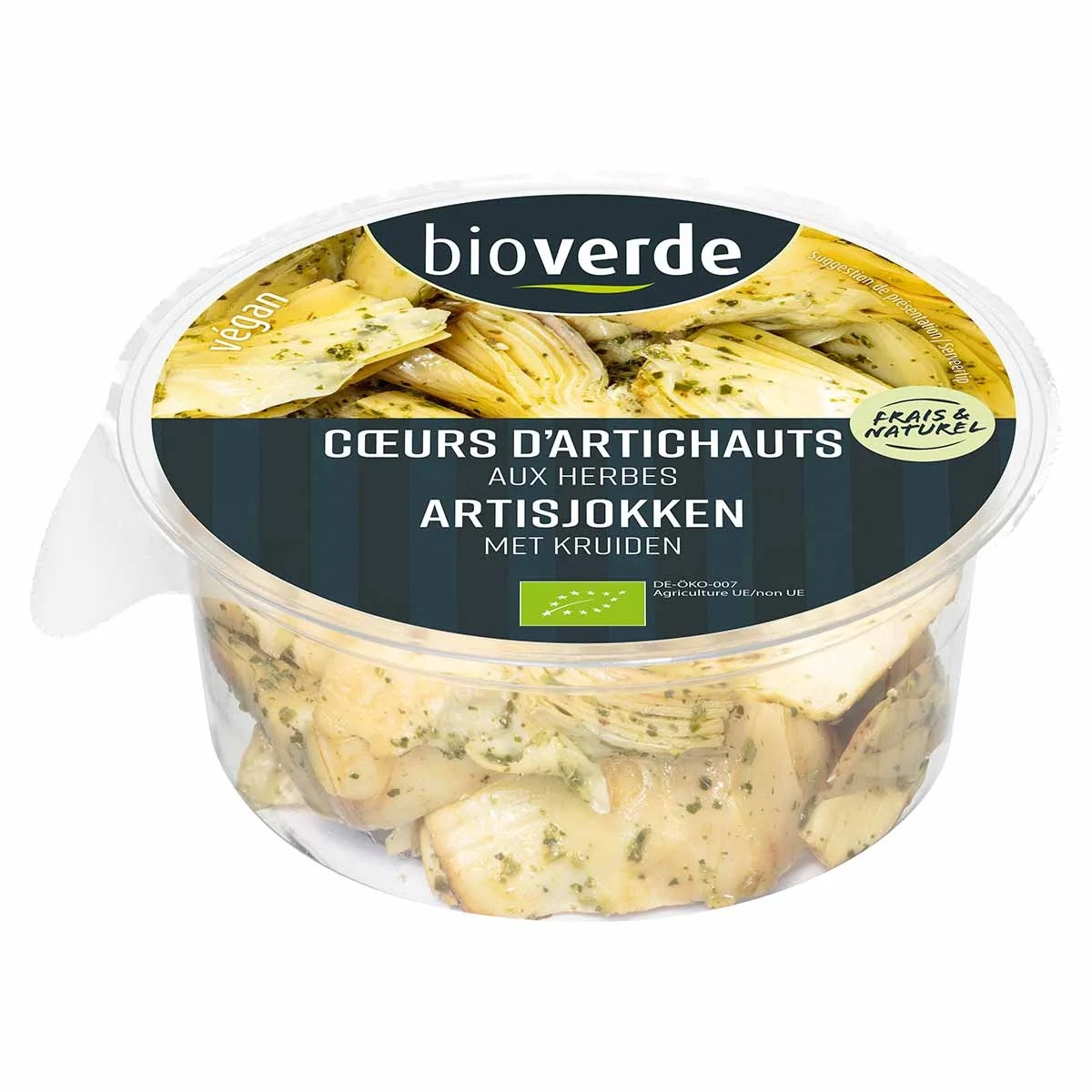 Artisjok harten met kruiden