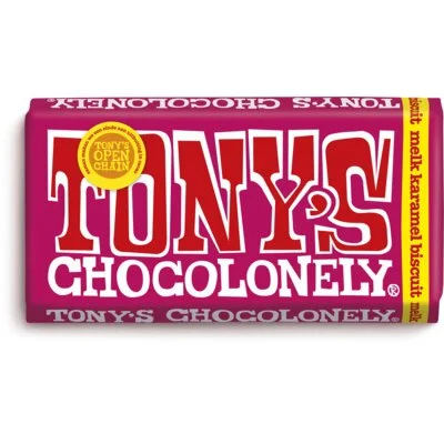 Tony's Chocolonely Reep melk karamel biscuit