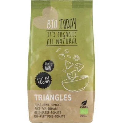 BioToday Triangles rice/pea/tom 80g bio