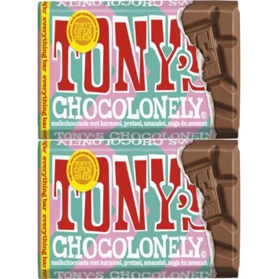Tony's Chocolonely Reep everything bar 2-pack