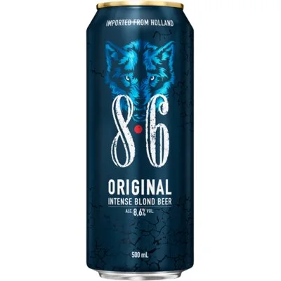 8.6 Original intense blond beer 4-pack
