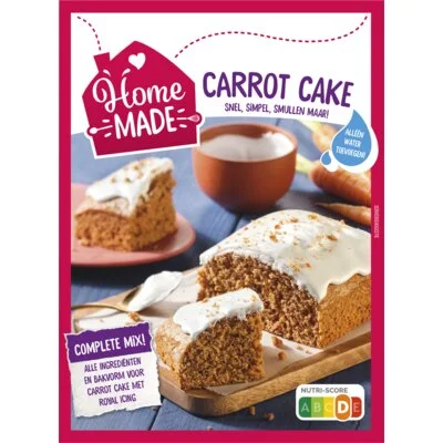 HomeMade Complete Mix voor Carrot Cake 330 g