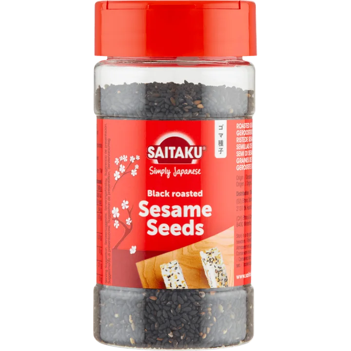 Saitaku Sesame Seeds Black Roasted 95 g