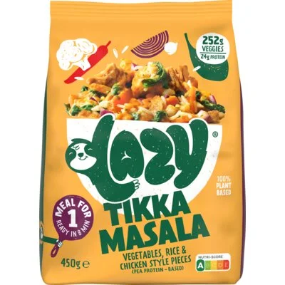 Lazy Tikka masala maaltijd