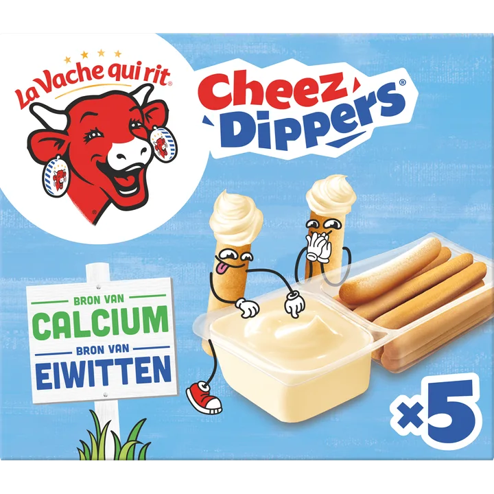 La Vache qui rit Cheez Dippers Smeerkaas 5 x 35 g