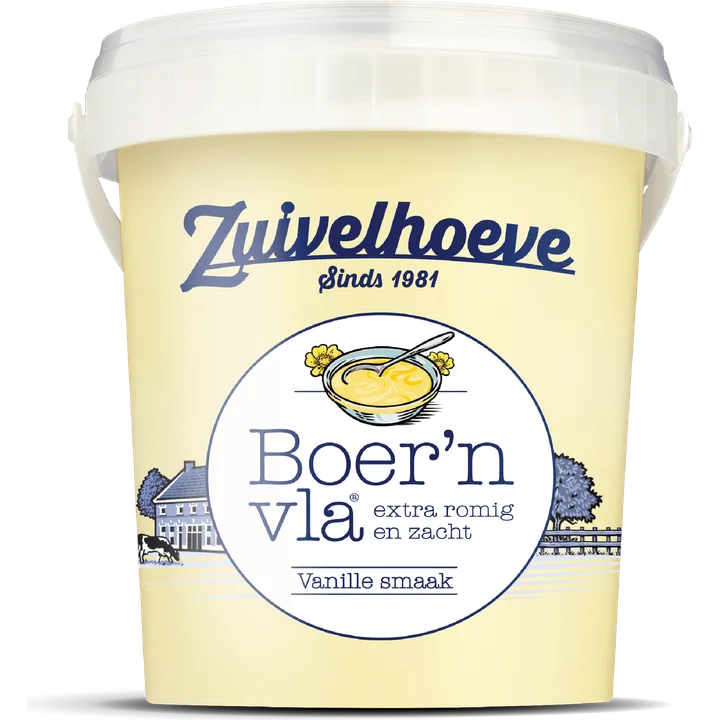Zuivelhoeve Boer'n Vla Vanille 750g