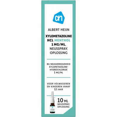 AH Xylometazoline HCl menthol 1 mg/ml