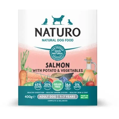 Naturo Zalm en aardappel voor de hond