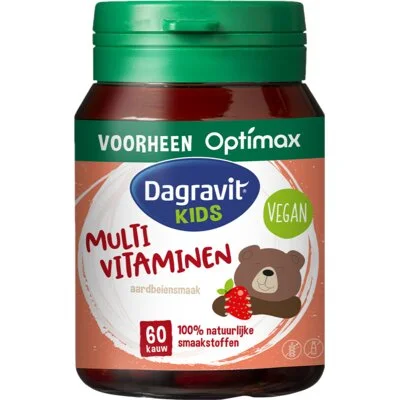 Dagravit Natural kids multi aardbei