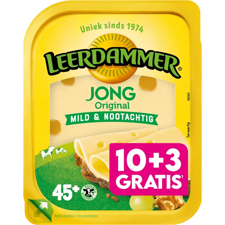 Leerdammer Jong Original 45+ Kaas 260 g